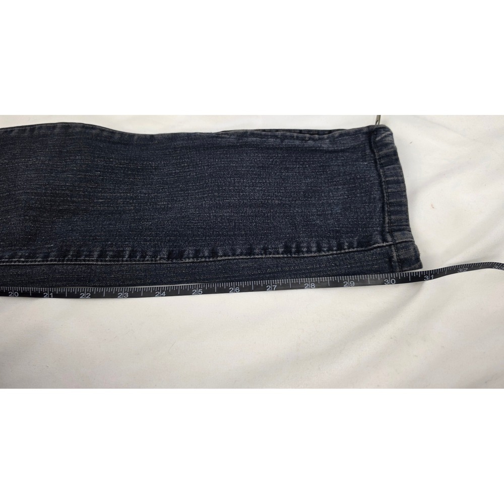 Paul Frank Y2K Dark Wash Skinny Jeans Size 3 Julius Monkey Ankle Zip Stretch - Picture 7 of 7